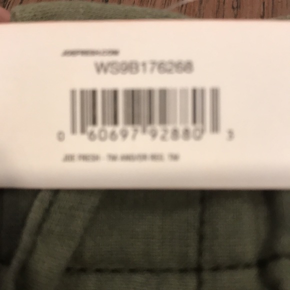 3 for $35 Brand new Army green Joe Fresh tie shorts - Picture 6 of 6